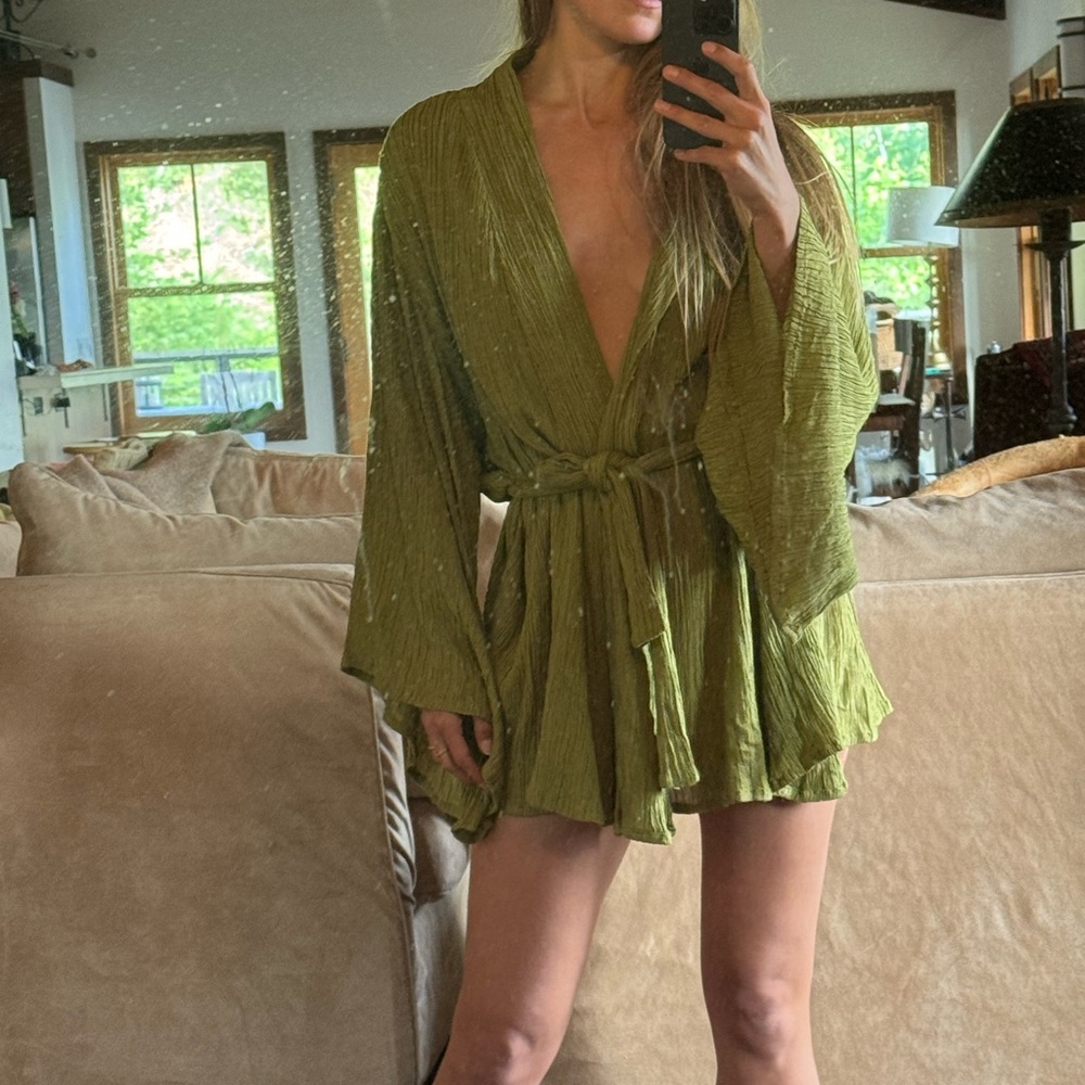 Savannah Morrow Rumba Robe in Agave